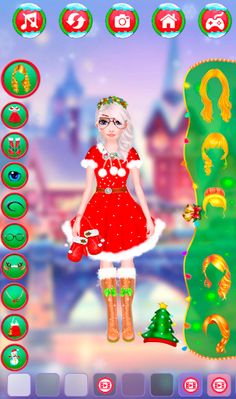 Magic Christmas Dress Up Game - Screenshot 1