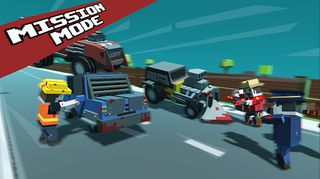 Crazy Road: Cars vs Zombies - Screenshot 1
