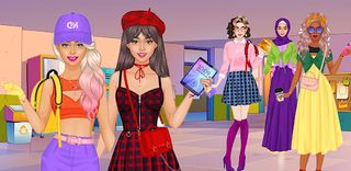 Student girl dress up - Screenshot 1