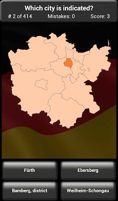 Germany Map Quiz - Screenshot 4