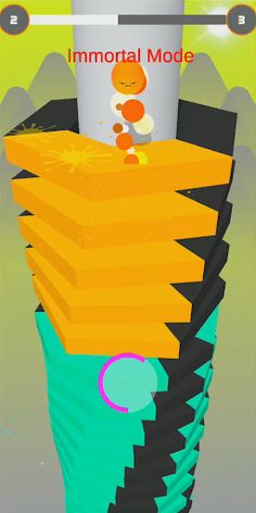 Emoji Stack Ball - Helix Crush - Screenshot 2