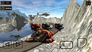 Massive Tank War Army Truck Si - Screenshot 3