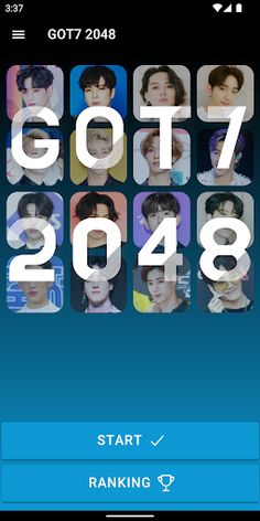 GOT7 2048 Game - Screenshot 1