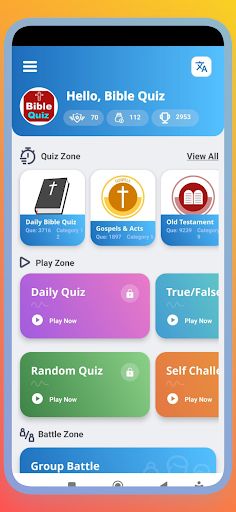 Bible Quiz Chapter By Chapter - Screenshot 1