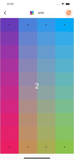 Color Puzzle - color ordering - Screenshot 1