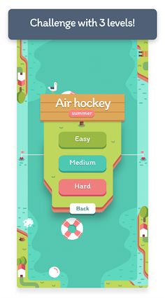 Air Hockey - Summer - Screenshot 3