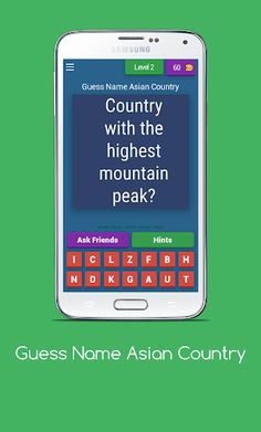 Guess Name Asian Country - Screenshot 1