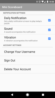 Mini Scoreboard - Screenshot 4
