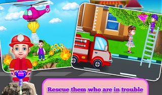 Rescue People From Fire House  - Screenshot 1
