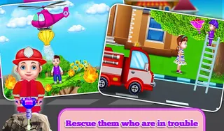Rescue People From Fire House - Screenshot 1