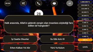 Milyoner 2020 Bilgi Yarışması - Screenshot 2