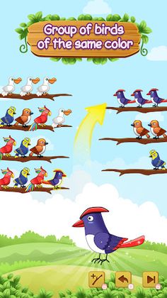 Bird Sort: Color Bird Sort - Screenshot 2