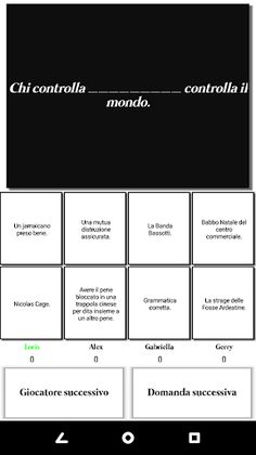 Carte contro l'universo PRO - Screenshot 4