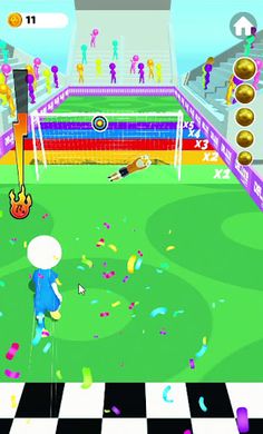 Soccer Dribble Run - Screenshot 2