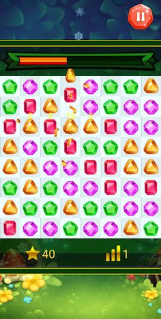 Jewels Puzzling Block Also - Screenshot 2