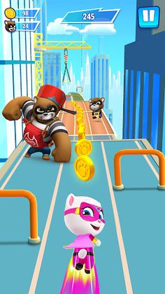 Talking Tom Hero Dash - Screenshot 1