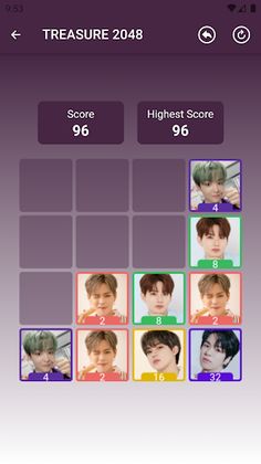 TREASURE 2048 Game - Screenshot 3