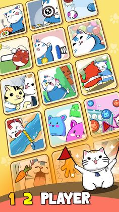 Duel Neko: 2-Player Games - Screenshot 1