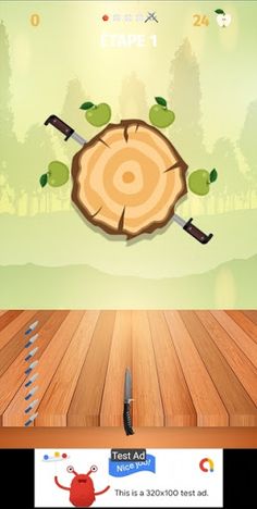 hit slices wood - Screenshot 1