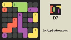 D7: pack the colored Dominoes - Screenshot 3