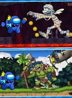 Rainbow Friends Escape Running - Screenshot 1