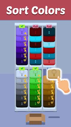 Color Sort: Cloth Organizer - Screenshot 2