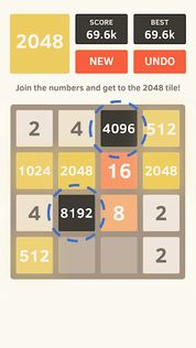 2048 by Gabriele Cirulli - Screenshot 4