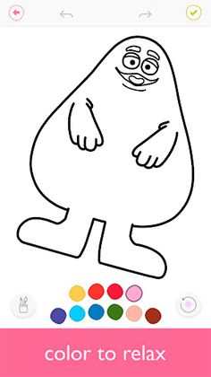 Grimace Shake Coloring Book - Screenshot 2