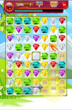 Matching 3 Jewels - Screenshot 3