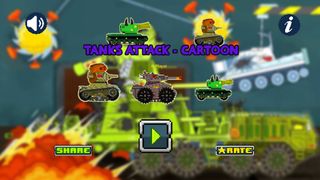 Tanks attack the enemy Cartoon - Screenshot 2