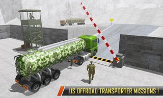 Military Oil Tanker Truck Game - Screenshot 2