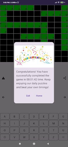 Crossword Game - Screenshot 1