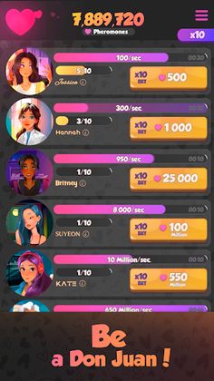 Don Juan: Idle Game - Screenshot 1