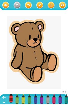 super bear - coloring book - Screenshot 1