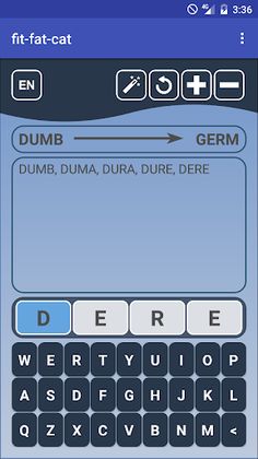 fit-fat-cat word challenge - Screenshot 1
