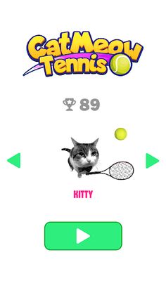 Cat Meow Tennis: Sport Battle - Screenshot 1