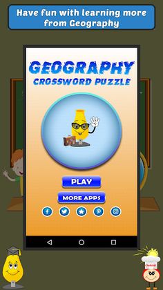 Geography Crossword Puzzle - Screenshot 1