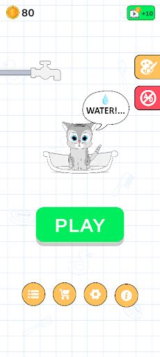 Cat Wash Water Puzzle - Screenshot 1