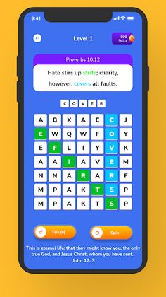 Word Search Bible Puzzle Game - Screenshot 2