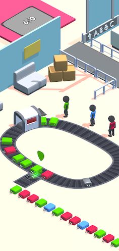 Suitcase Sorting 3D - Screenshot 2