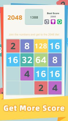 2048 - worldwide poplar game - Screenshot 2