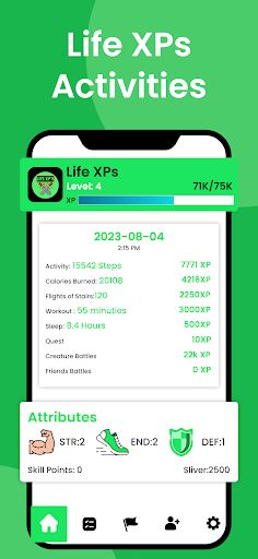 Life XPs - Fitness games - Screenshot 1