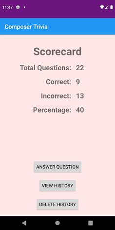 Composer Trivia - Screenshot 1