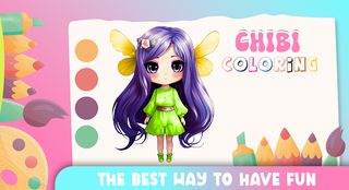 Chibi Doll Dress up Coloring - Screenshot 3