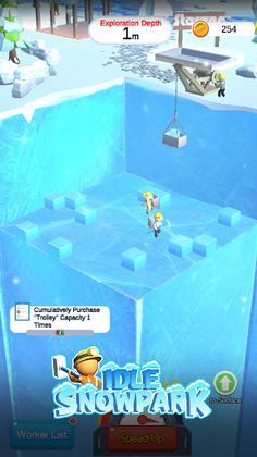Idle Snowpark - Screenshot 1