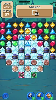 Magic Quest - Match 3 Jewel - Screenshot 2
