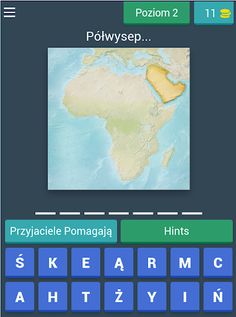 Wyspy i półwyspy - quiz - Screenshot 4
