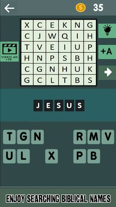 Bible Word Find Biblical Names - Screenshot 4