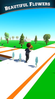 Runner Garden 3D - Screenshot 4