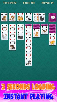 Solitaire Cat offline games - Screenshot 4
